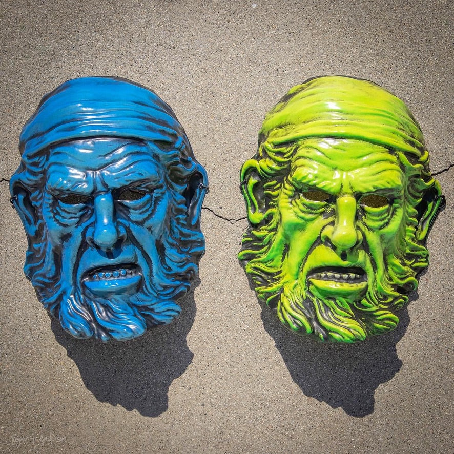Vacuform Ghost Pirate Masks